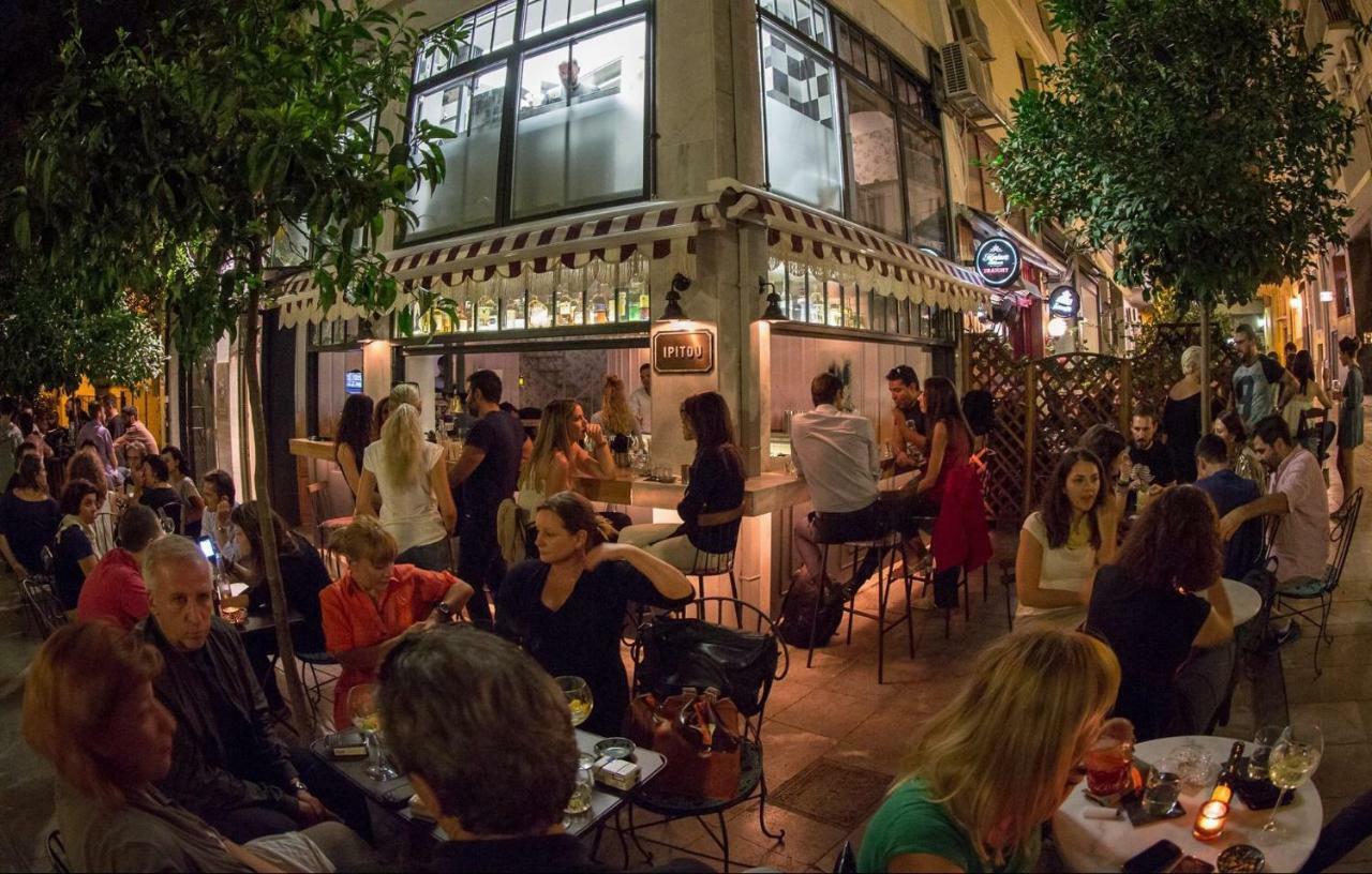 Ferienwohnung Penthouse - Center Of Athen Exterior foto